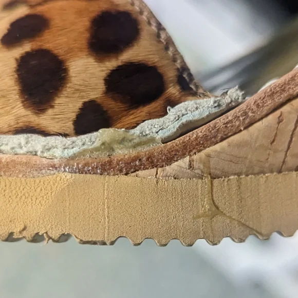 CALAXINI Bliss Boutique Cheetah Print Platform Sandal Size 7 - Picture 8 of 11